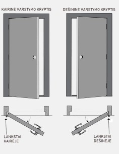 "INOX-2" Plieninės durys