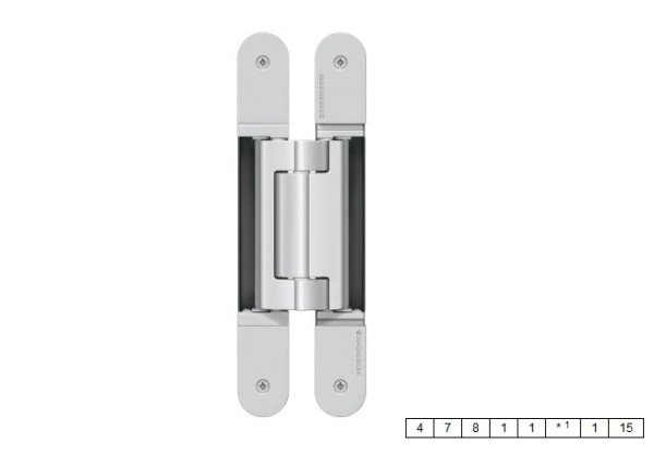 Concealed hinges "SIMONSWERK TE640 3D" 200kg