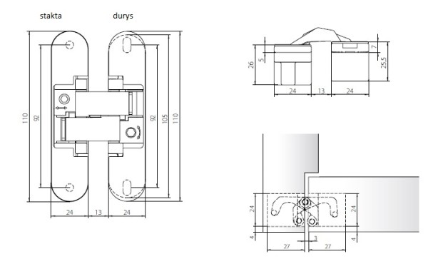 Paslėpti vyriai "ANSELMI AN 140 3D (505)"