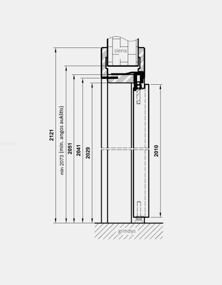 Bifold interior door "FOLDE"