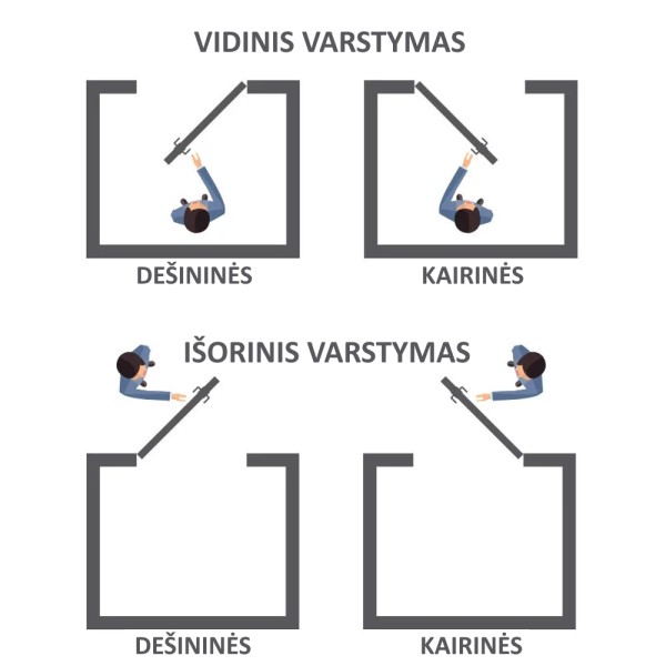 Vidaus įėjomo durys "B-30"