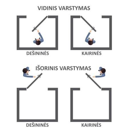 Vidaus įėjomo durys "B-30"
