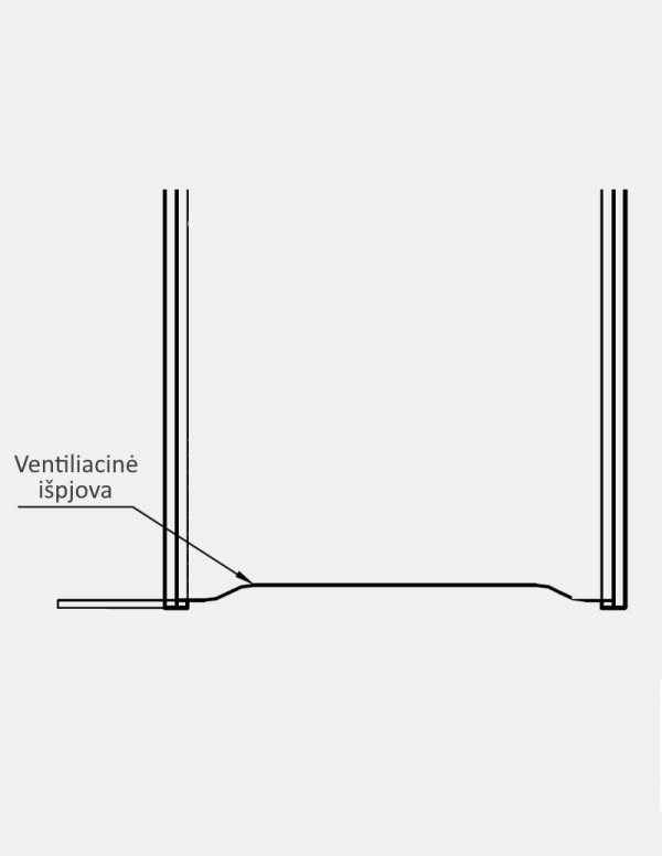 Vidaus durys "NELLA 1" Standard Matt