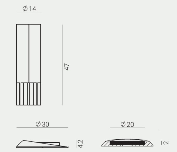 Door stop "NUDA STOPPINO 2.0"
