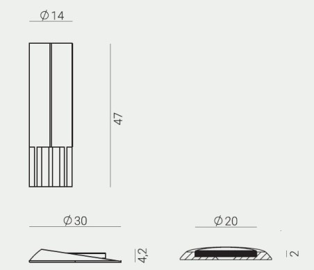 Door stop "NUDA STOPPINO 2.0"