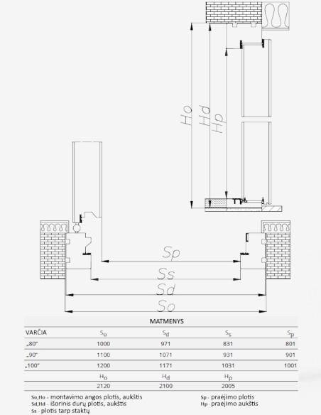 "ARGALI W01" Exterior door