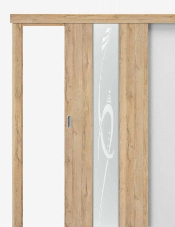 Sliding interior door "VETRO B2"