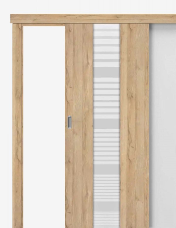 Sliding interior door "VETRO B3"