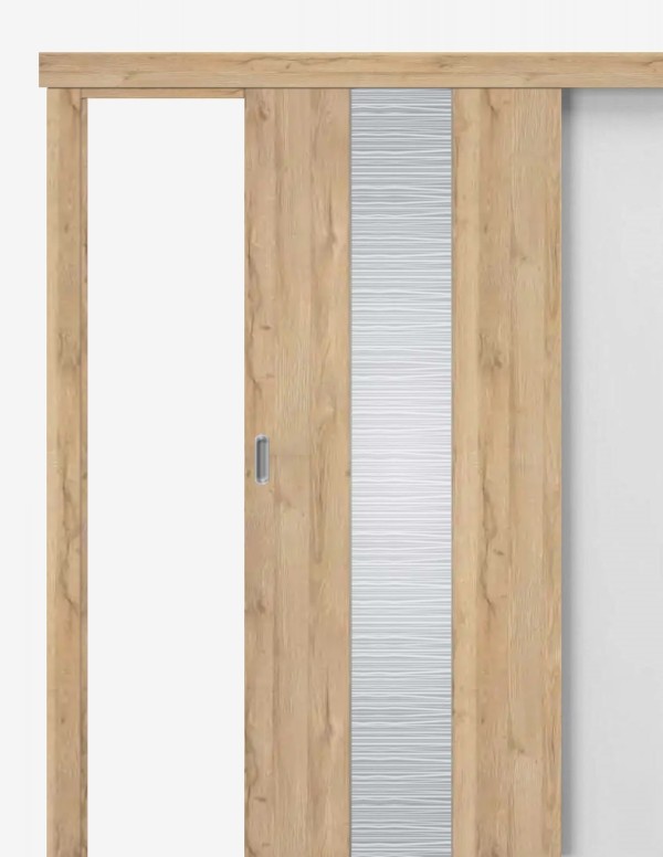 Sliding interior door "VETRO B10"