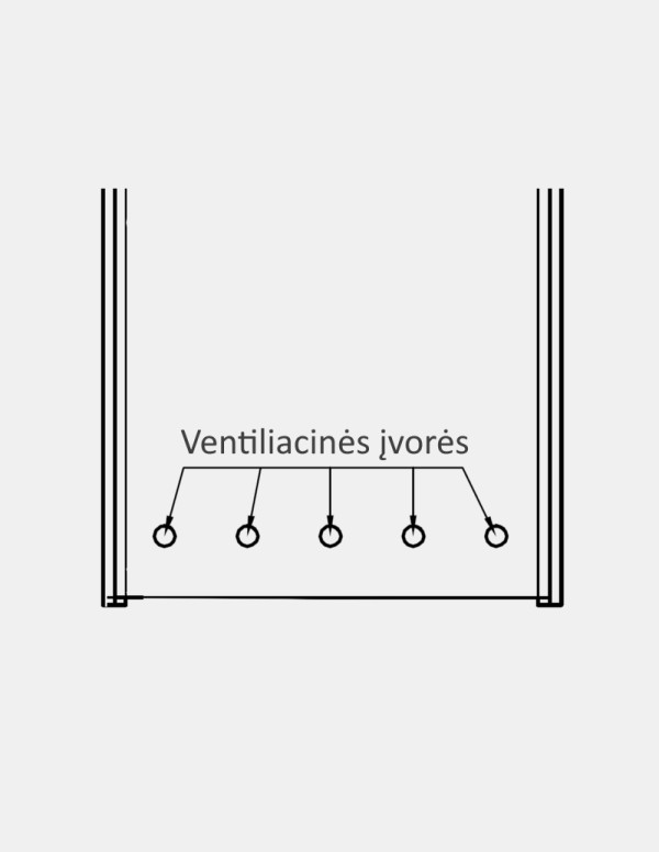 Stumdomos vidaus durys "RIVIA 40"