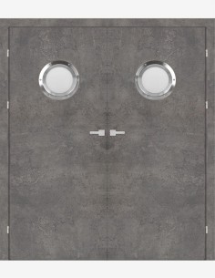 Double interior doors "STANDARD METAL" CPL 0,2MM