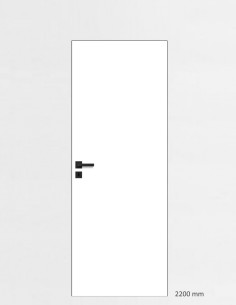 Nematomos vidaus durys "SARA ECO 2" 220 cm Dažytos