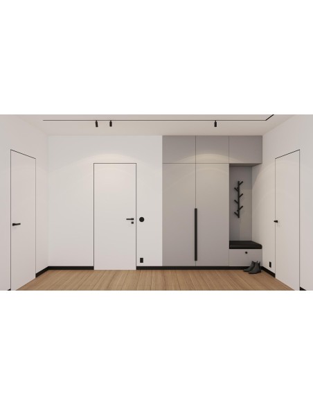 Nematomos vidaus durys "SARA ECO 2" 220 cm Dažytos