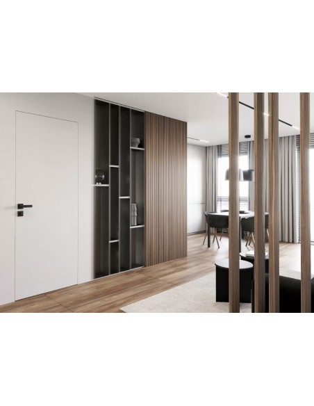 Nematomos vidaus durys "SARA ECO 2" 240 cm Dažytos