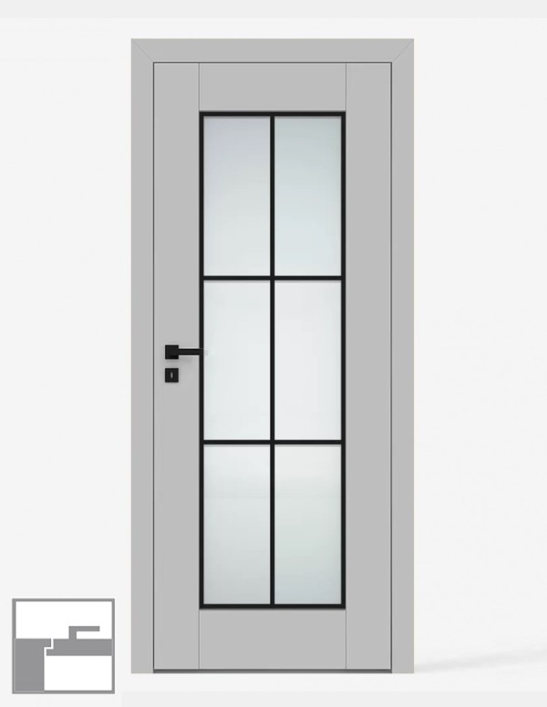 Interior doors "ESTRA 7" Inward Opening