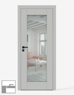 Vidaus durys "ESTRA 10" Vidinio varstymo