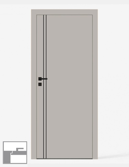 Interior doors "NOVA 70" Inward Opening