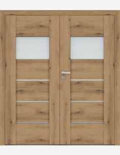 Double interior doors "AURI 1" Non-rebated