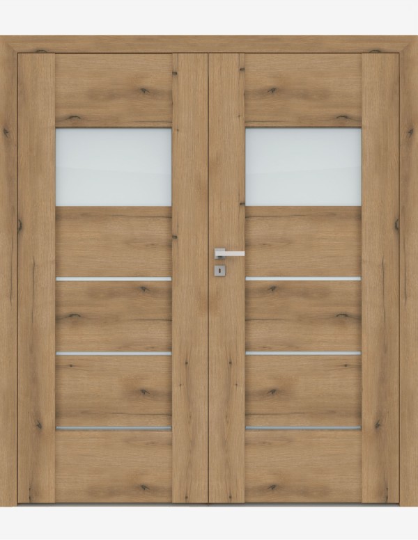 Double interior doors "AURI 1" Non-rebated