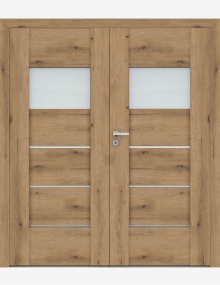 Double interior doors "AURI 1" Non-rebated