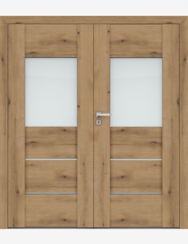 Double interior doors "AURI 2" Non-rebated