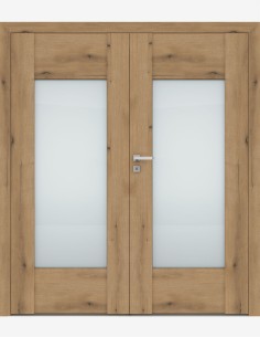 Double interior doors "AURI 4" Non-rebated