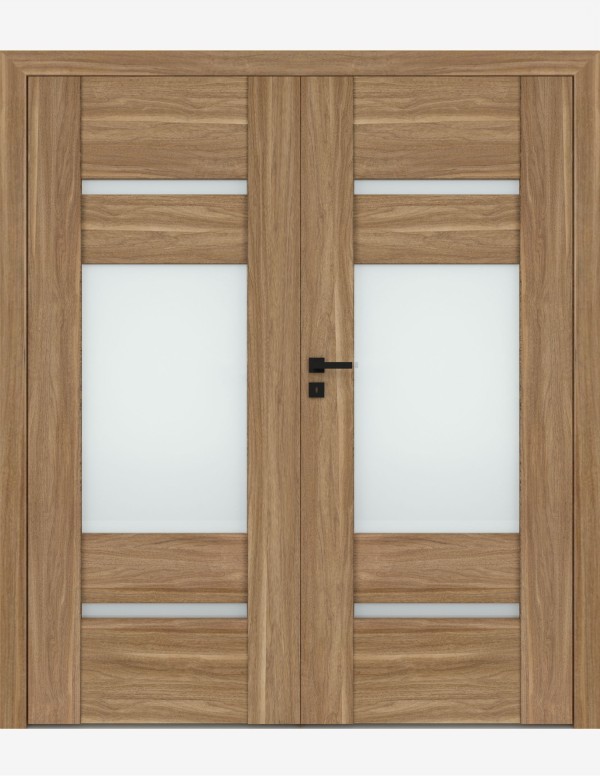 Double interior doors "REVA 4" Non-rebated