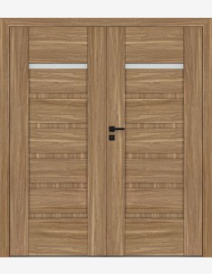 Double interior doors "REVA 5" Non-rebated