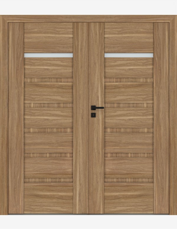 Double interior doors "REVA 5" Non-rebated