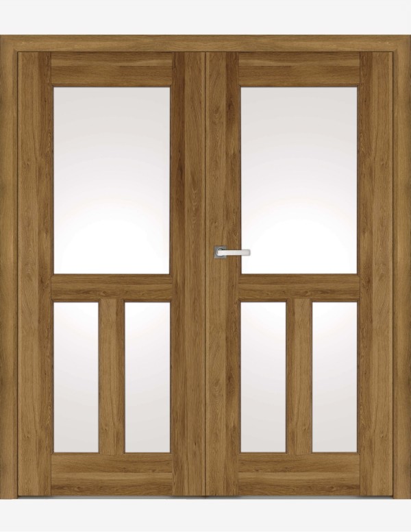 Double interior doors "NESTOR 7" Non-rebated