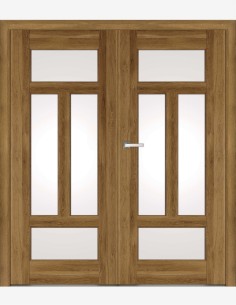 Double interior doors "NESTOR 8" Non-rebated
