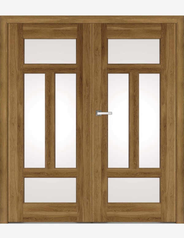 Double interior doors "NESTOR 8" Non-rebated