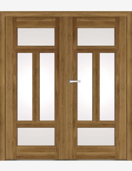 Double interior doors "NESTOR 8" Non-rebated