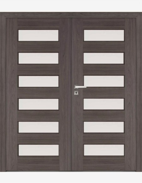 Double interior doors "ELSA 0" Non-rebated