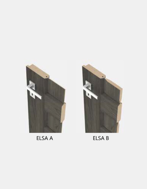 Dvigubos vidaus durys "ELSA A1" Be užlaidos