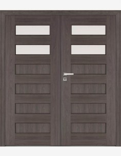 Double interior doors "ELSA A2" Non-rebated