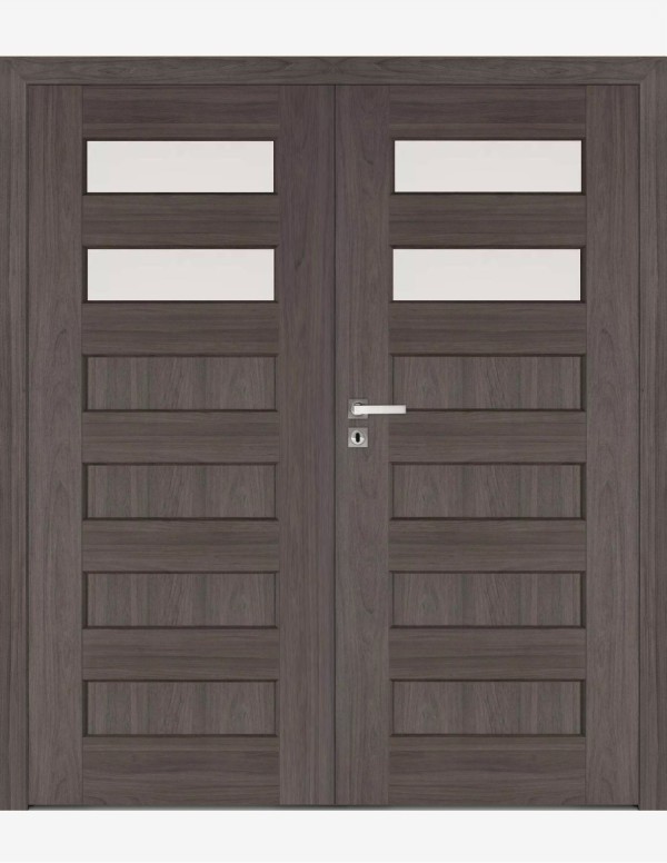 Double interior doors "ELSA A2" Non-rebated