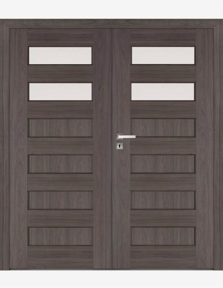 Double interior doors "ELSA A2" Non-rebated