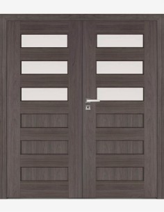 Double interior doors "ELSA A3" Non-rebated