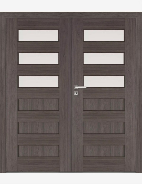 Double interior doors "ELSA A3" Non-rebated