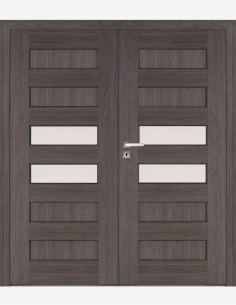 Double interior doors "ELSA A6" Non-rebated