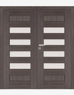 Double interior doors "ELSA A7" Non-rebated