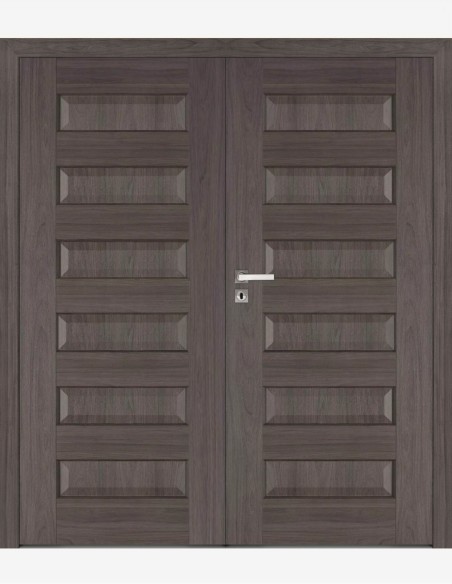Double interior doors "ELSA B" Non-rebated