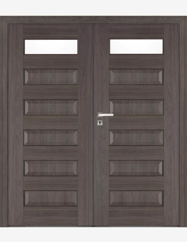 Double interior doors "ELSA B1" Non-rebated