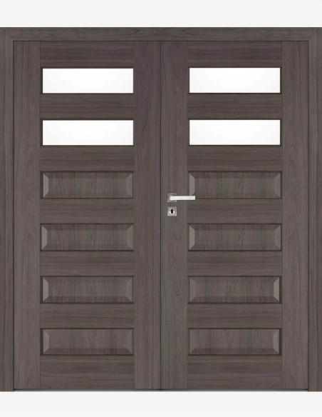 Double interior doors "ELSA B2" Non-rebated