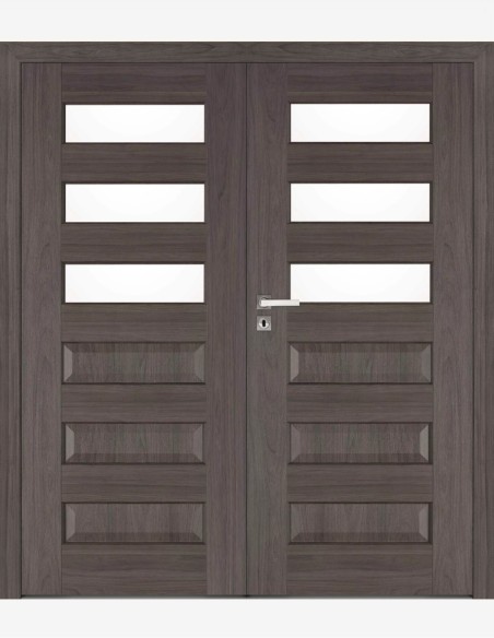 Double interior doors "ELSA B3" Non-rebated