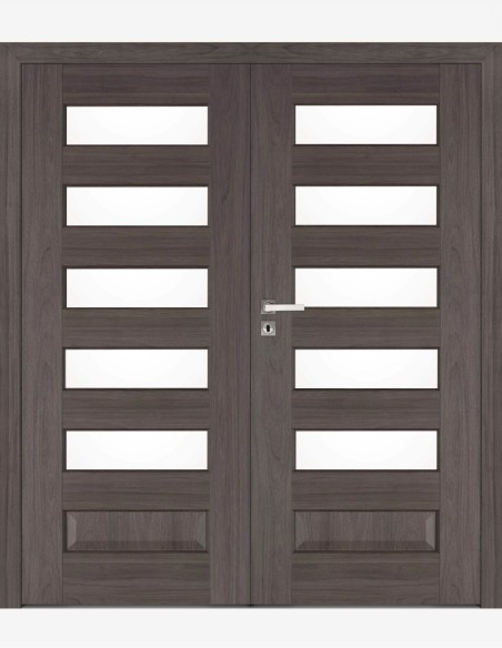 Double interior doors "ELSA B5" Non-rebated