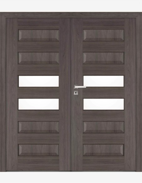 Double interior doors "ELSA B6" Non-rebated