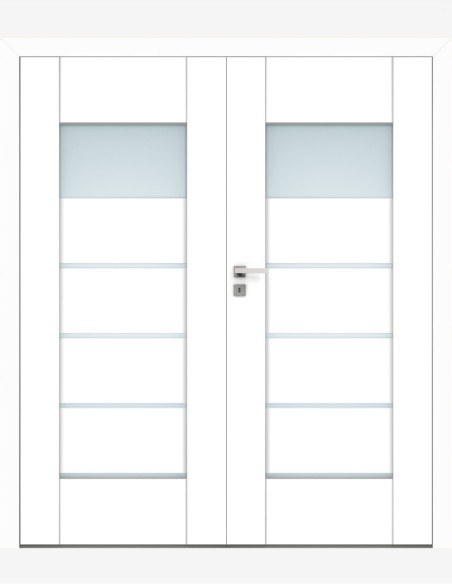Double interior doors "VERSO 1" Non-rebated