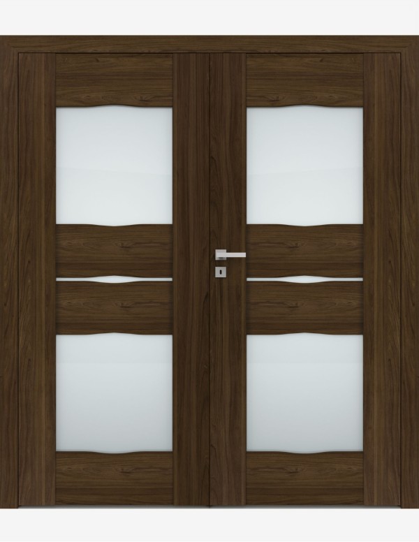 Double interior doors "VERANO 4" Non-rebated